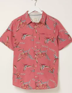 Men FatFace Shirts|Paradise Print Shirt
