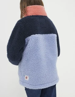 Girls FatFace View All|Parker Fleece Half Neck Sweatshirt