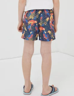Boys FatFace View All|Parrot Swim Shorts