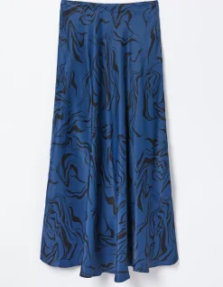 Women FatFace Skirts|Pat Marble Midi Skirt