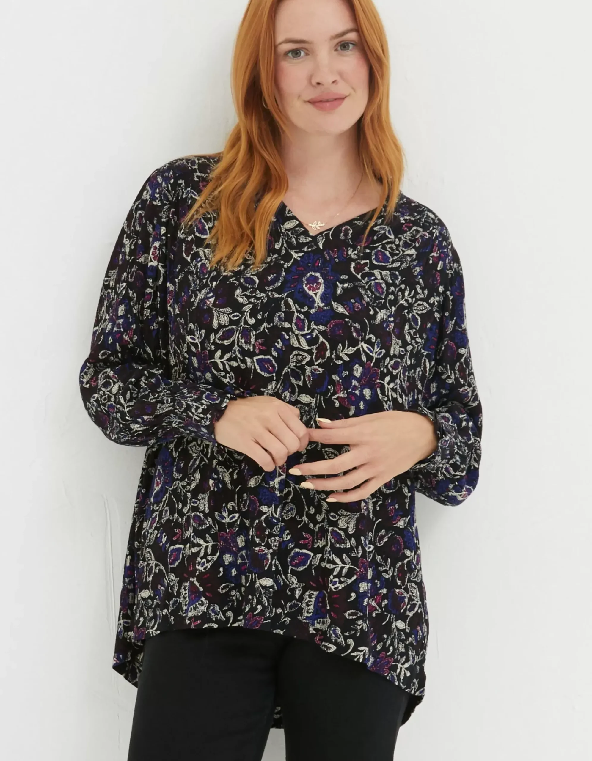 Women FatFace Shirts & Blouses|Patsy Inspirit Floral Tunic