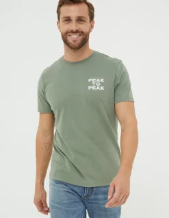 Men FatFace View All|Peak To Peak T-Shirt