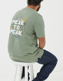 Men FatFace View All|Peak To Peak T-Shirt