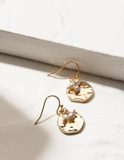 Women FatFace View All|Pearl And Disc Earrings