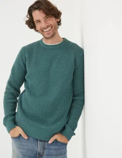 Men FatFace View All|Pembrey Cotton Crew Neck Jumper