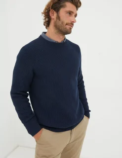 Men FatFace View All|Pembrey Crew Jumper