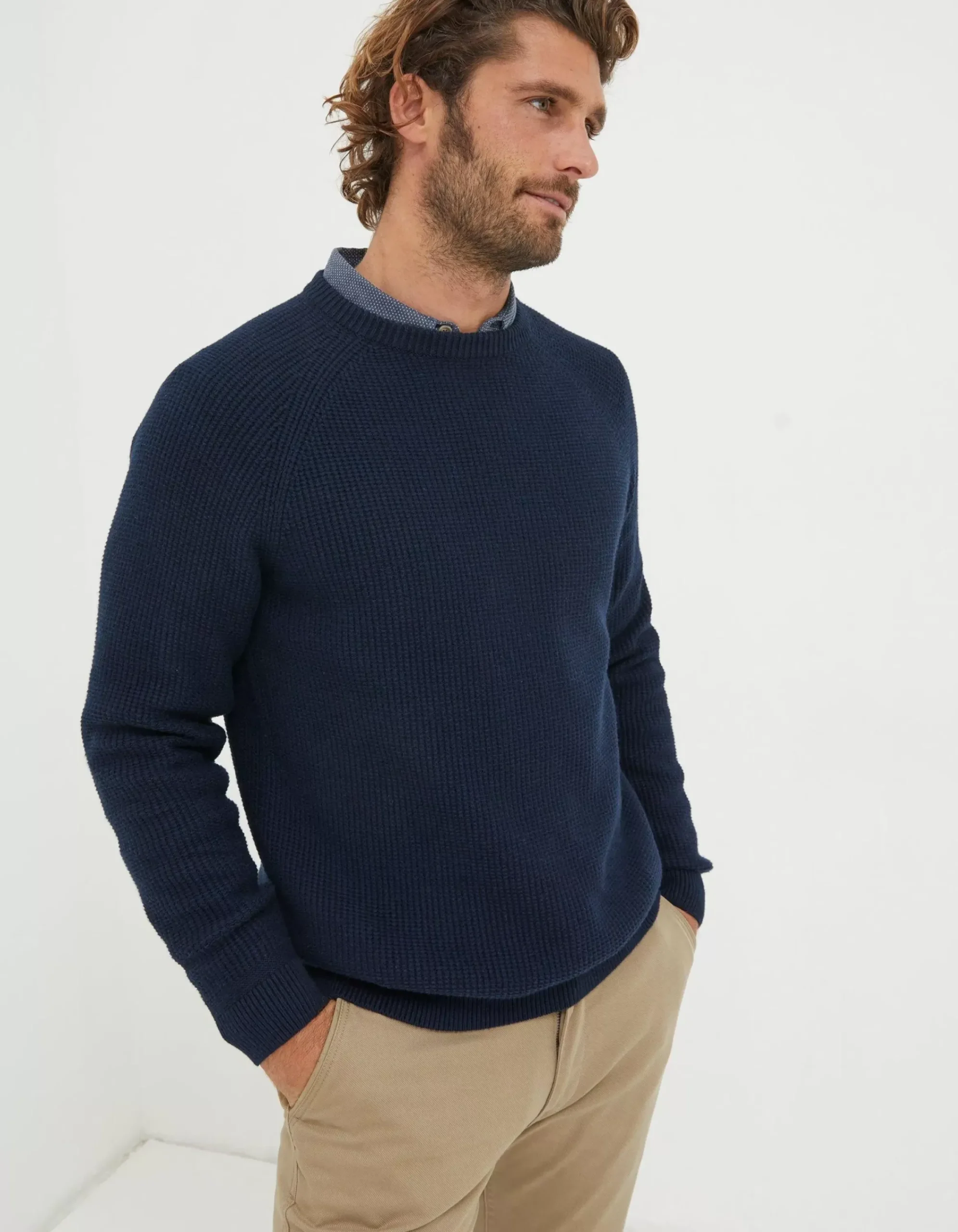 Men FatFace View All|Pembrey Crew Jumper