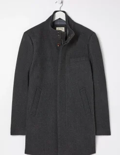 Men FatFace View All|Pendeen Wool Blend Overcoat