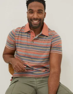 Men FatFace T-Shirts|Penzance Stripe Polo