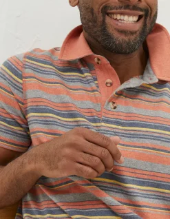 Men FatFace T-Shirts|Penzance Stripe Polo