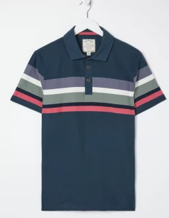 Men FatFace View All|Perranporth Chest Stripe Polo