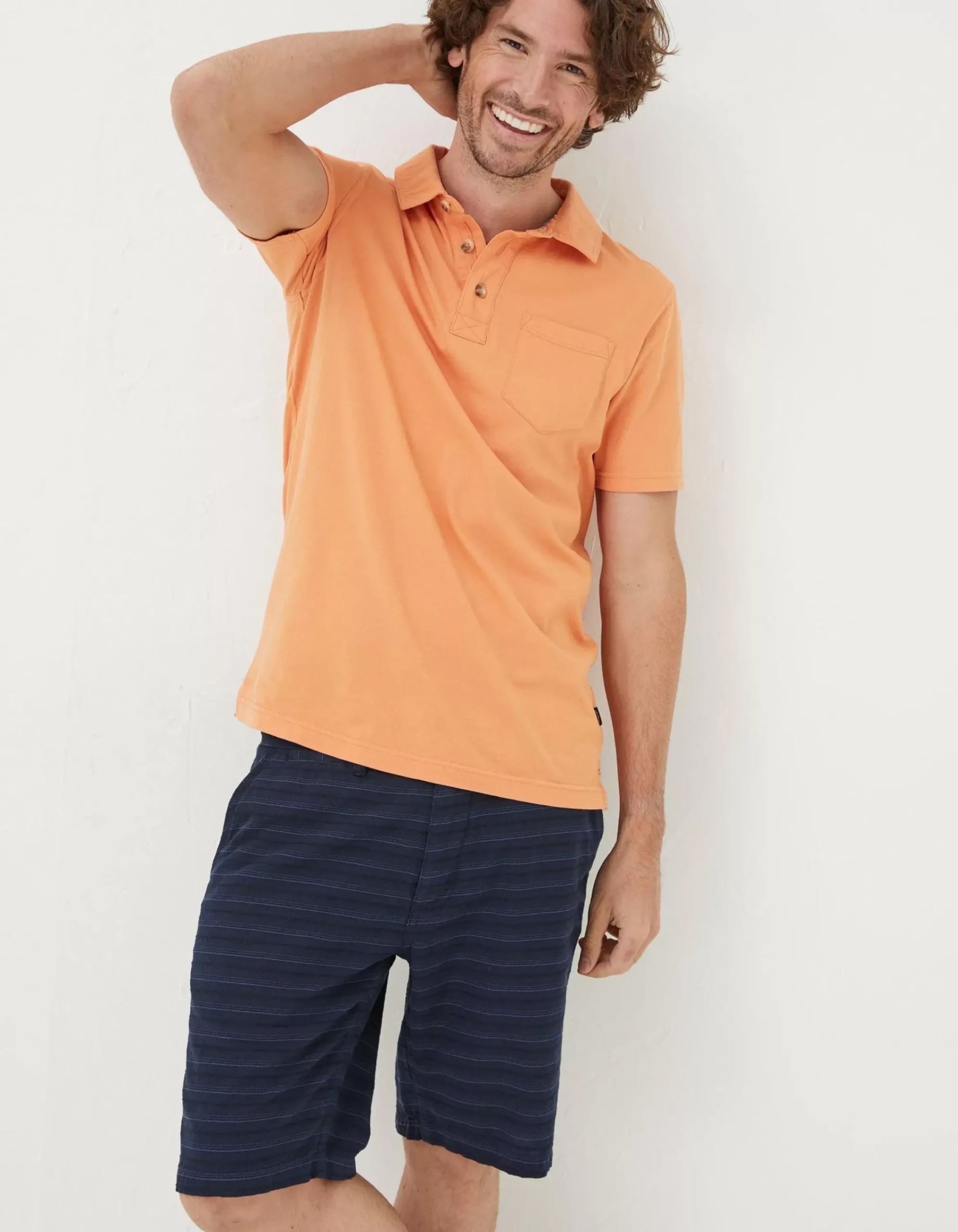 Men FatFace T-Shirts|Perranporth Polo