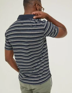 Men FatFace T-Shirts|Perranporth Stripe Polo T-Shirt