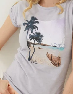 Women FatFace Tops & T-Shirts|Photographic T Shirt