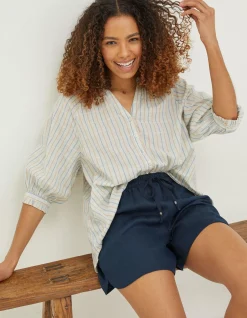 Women FatFace Shirts & Blouses|Pip Check Blouse