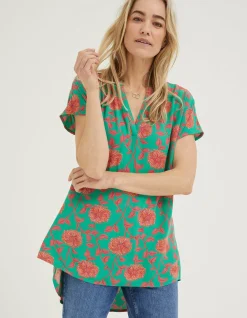 Women FatFace Shirts & Blouses|Piper Bali Blooms Tunic