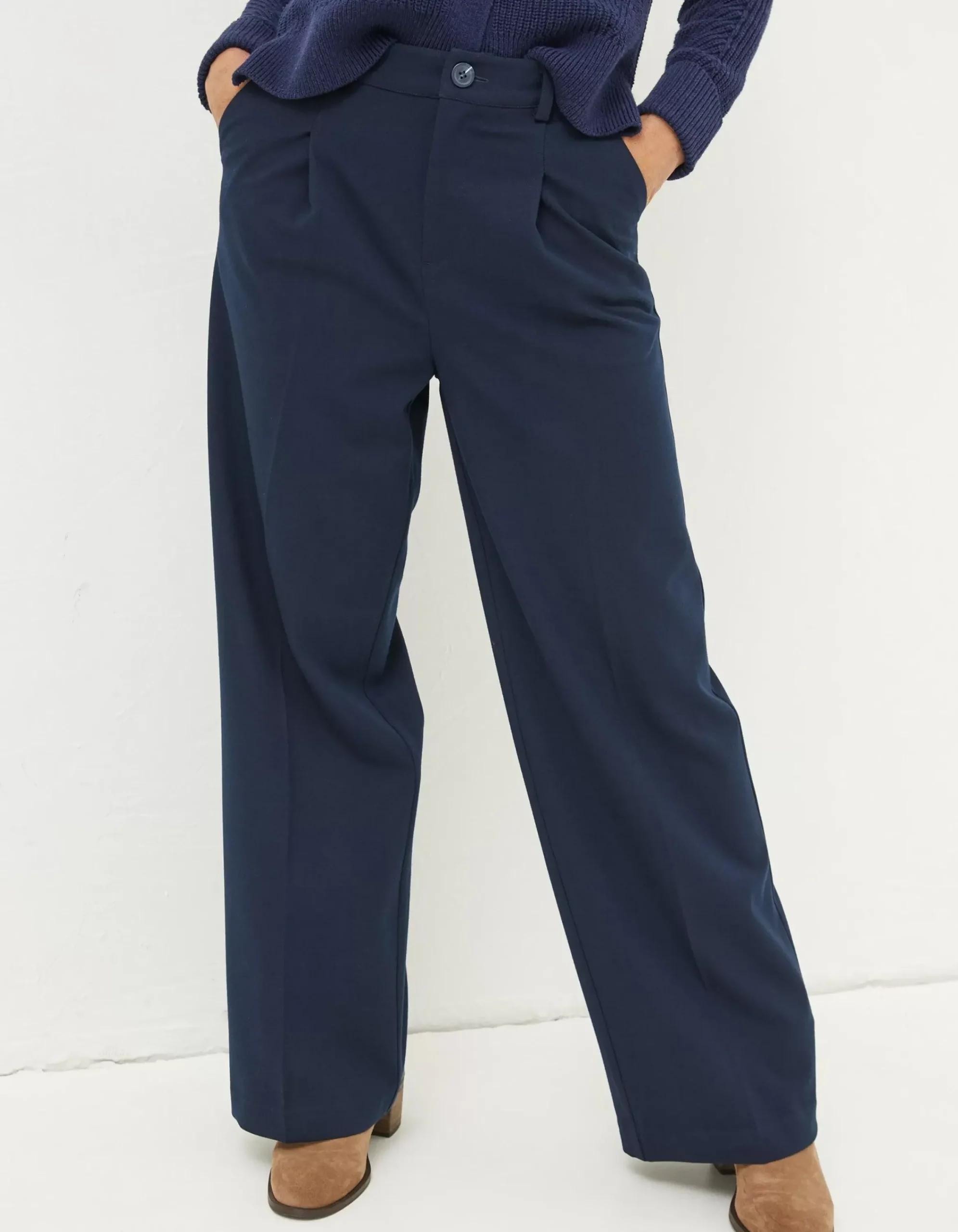 Women FatFace Trousers & Leggings|Piper Herringbone Trouser