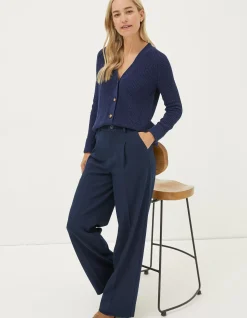 Women FatFace Trousers & Leggings|Piper Herringbone Trouser