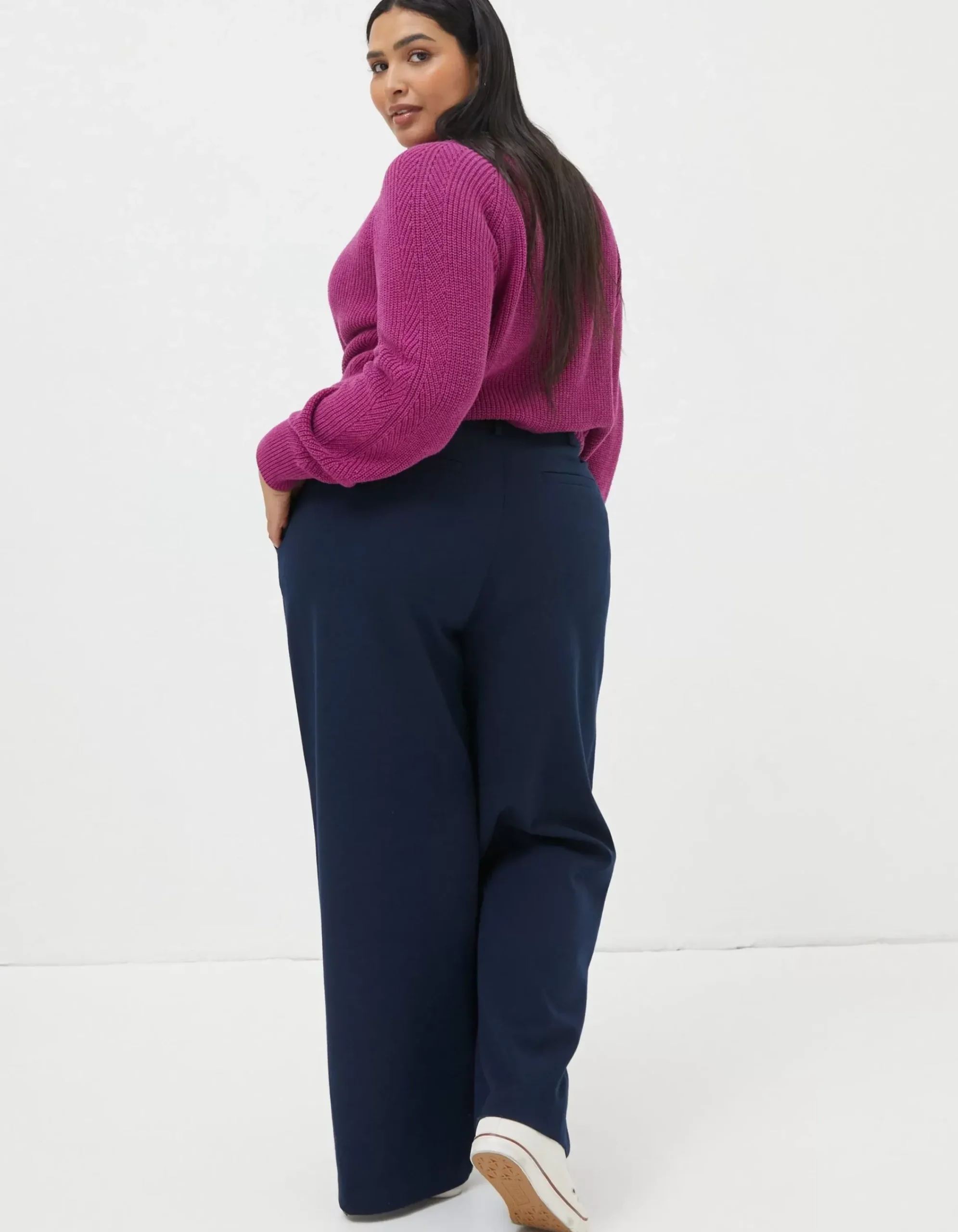 Women FatFace Trousers & Leggings|Piper Herringbone Trouser