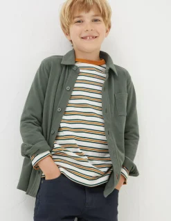 Boys FatFace View All|Pique Long Sleeve Shirt