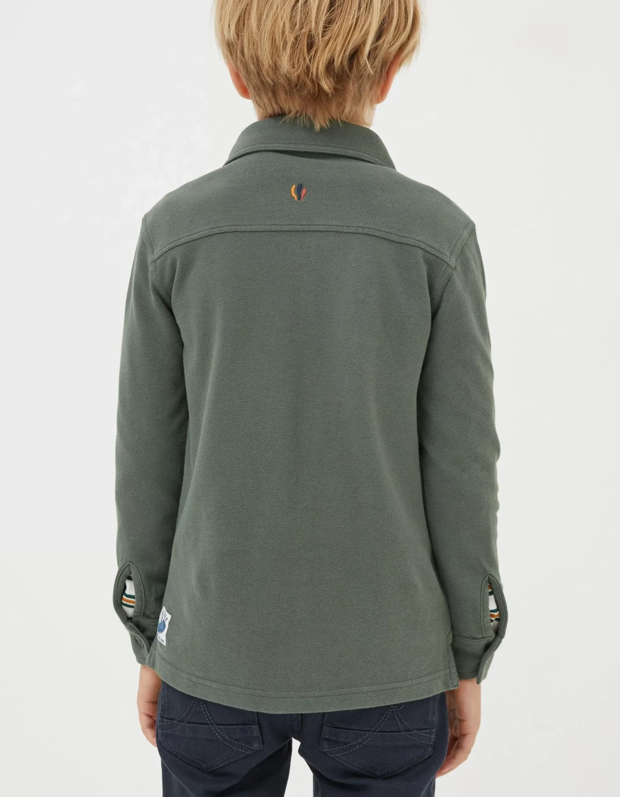 Boys FatFace View All|Pique Long Sleeve Shirt