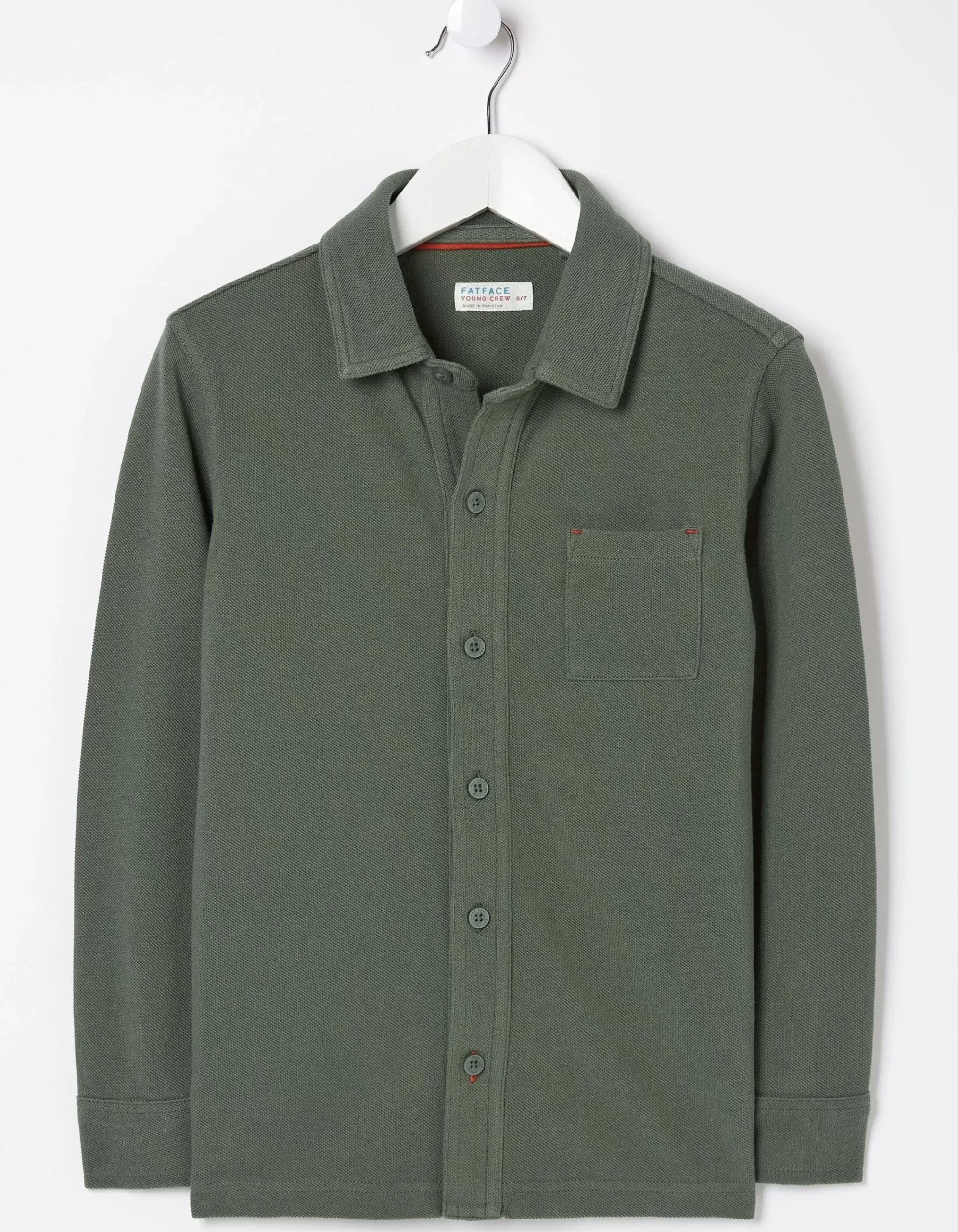Boys FatFace View All|Pique Long Sleeve Shirt