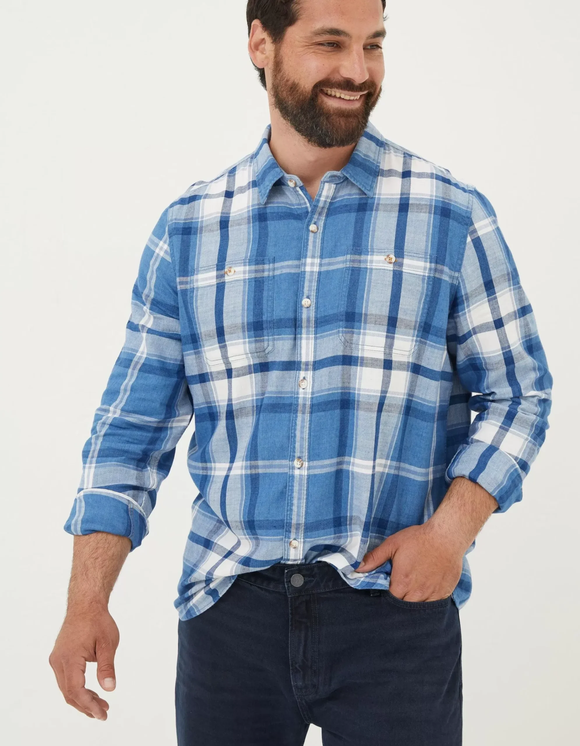 Men FatFace Shirts|Plastow Check Shirt