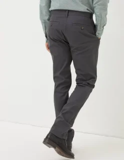 Men FatFace Trousers & Chinos|Pleated Chino Trousers