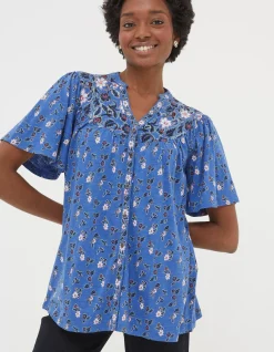 Women FatFace View All|Polly Layered Floral Top