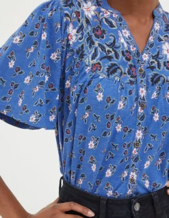 Women FatFace View All|Polly Layered Floral Top
