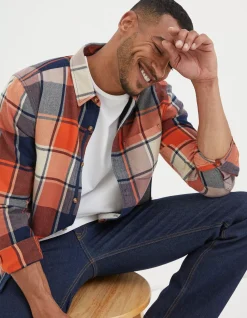 Men FatFace View All|Poole Check Shirt