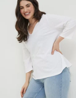 Women FatFace Tops & T-Shirts|Porter Organic Cotton T Shirt