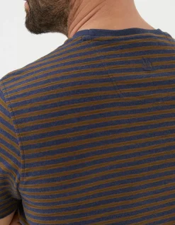 Men FatFace T-Shirts|Porth Stripe T-Shirt