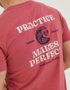 Men FatFace T-Shirts|Practice Makes Perfect T-Shirt