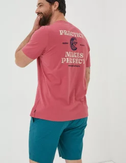 Men FatFace T-Shirts|Practice Makes Perfect T-Shirt