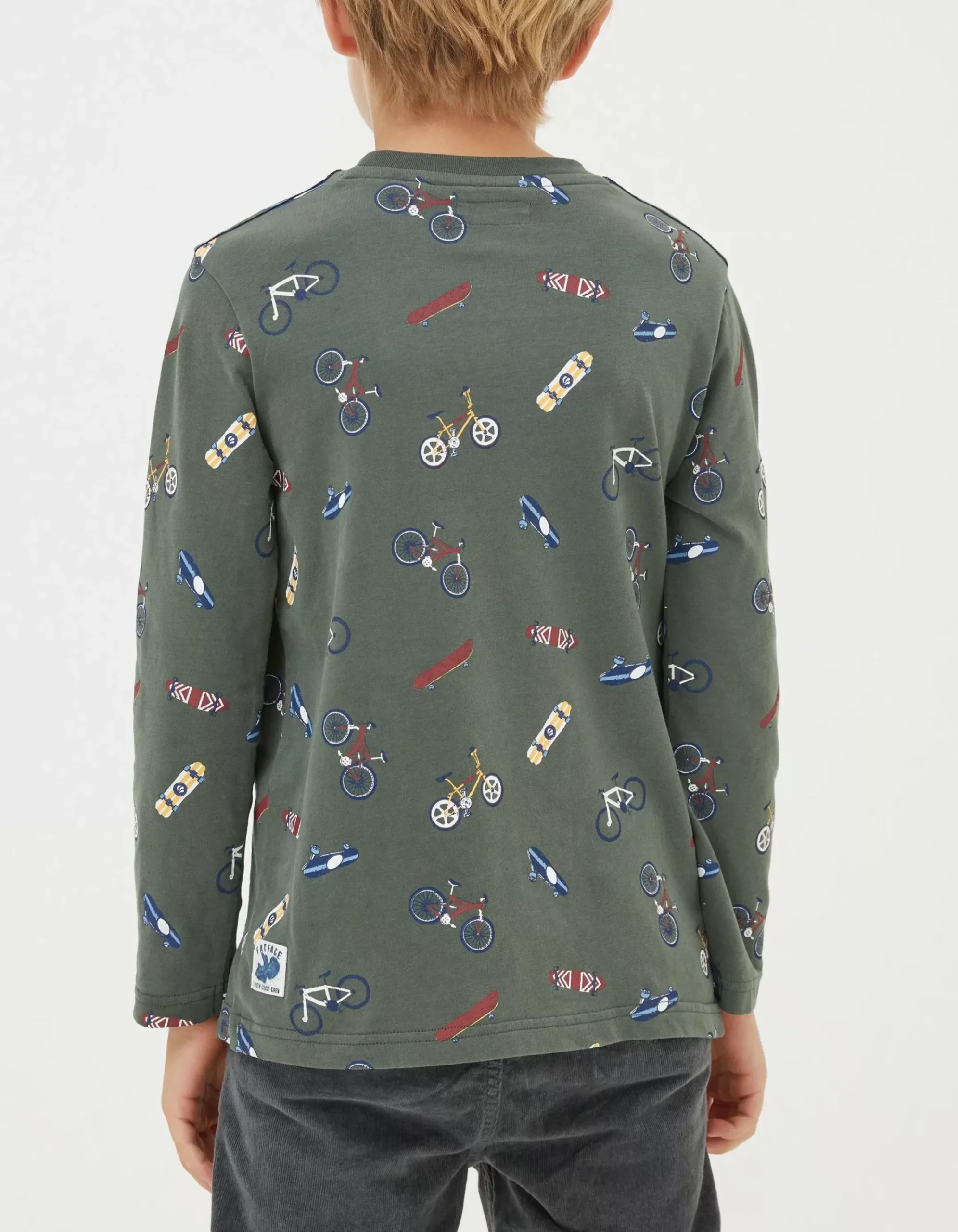 Boys FatFace View All|Printed Long Sleeve T-Shirt