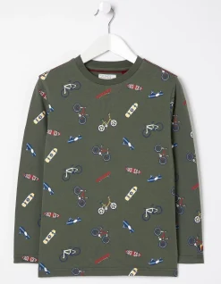 Boys FatFace View All|Printed Long Sleeve T-Shirt
