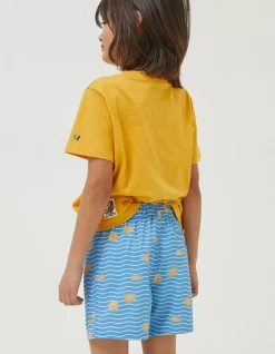 Boys FatFace View All|Pufferfish Swim Shorts