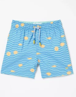 Boys FatFace View All|Pufferfish Swim Shorts