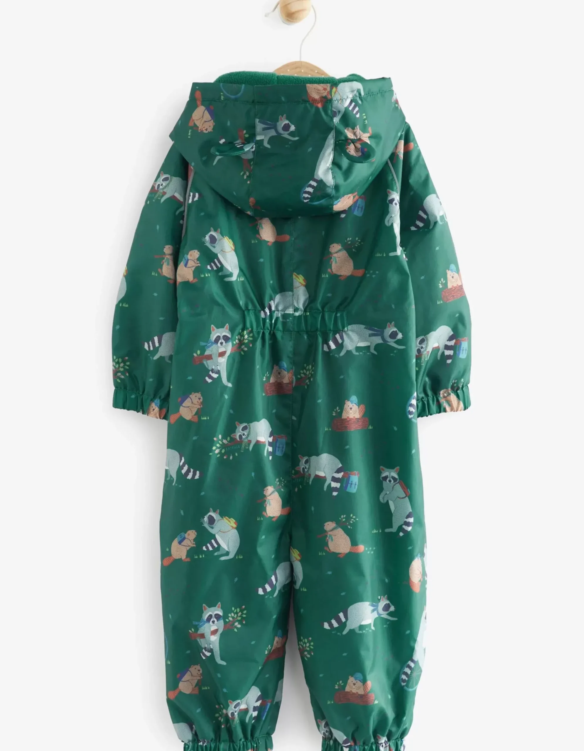Boys FatFace View All|Raccoon Print Puddlesuit