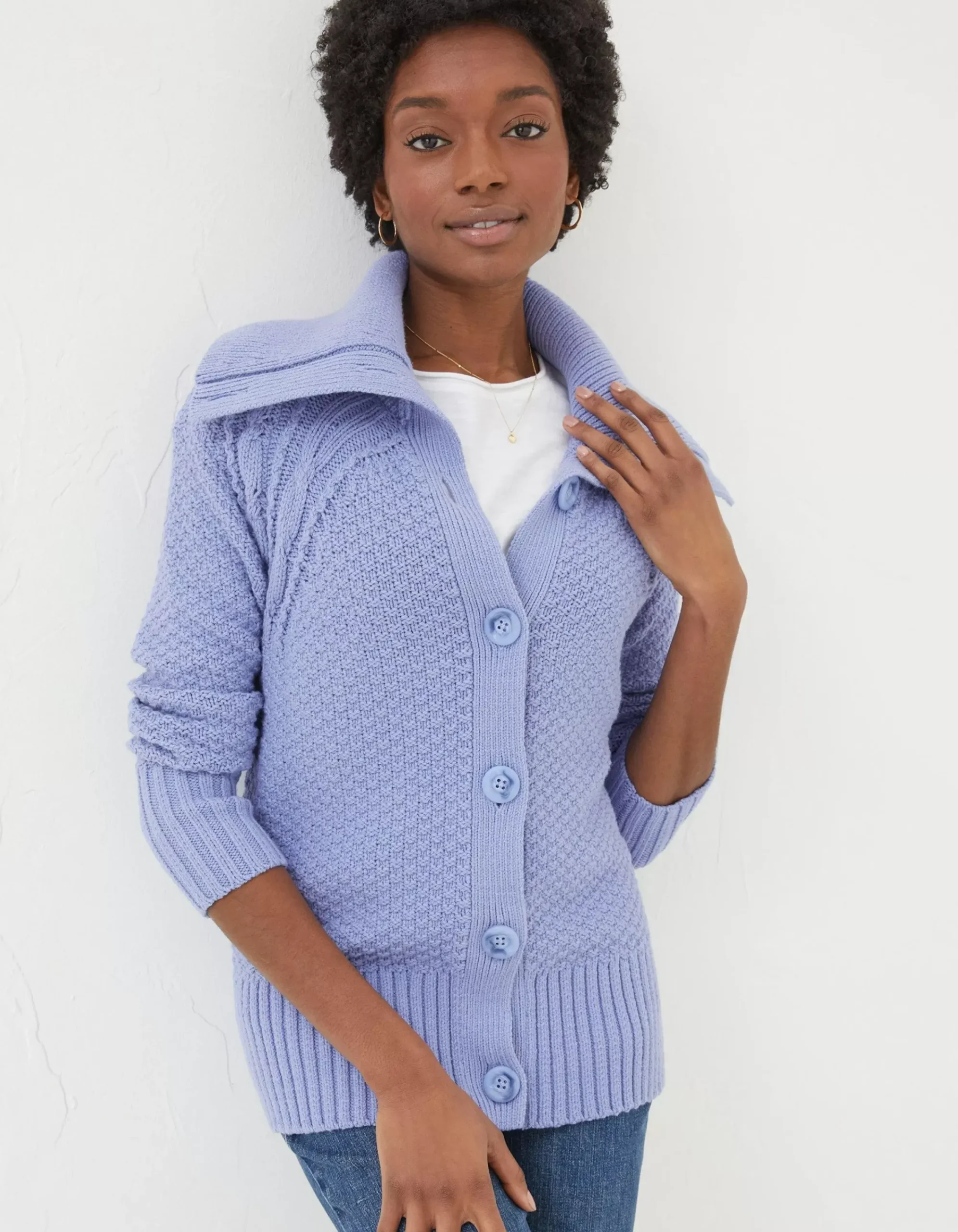 Women FatFace View All|Raya Collared Cardigan
