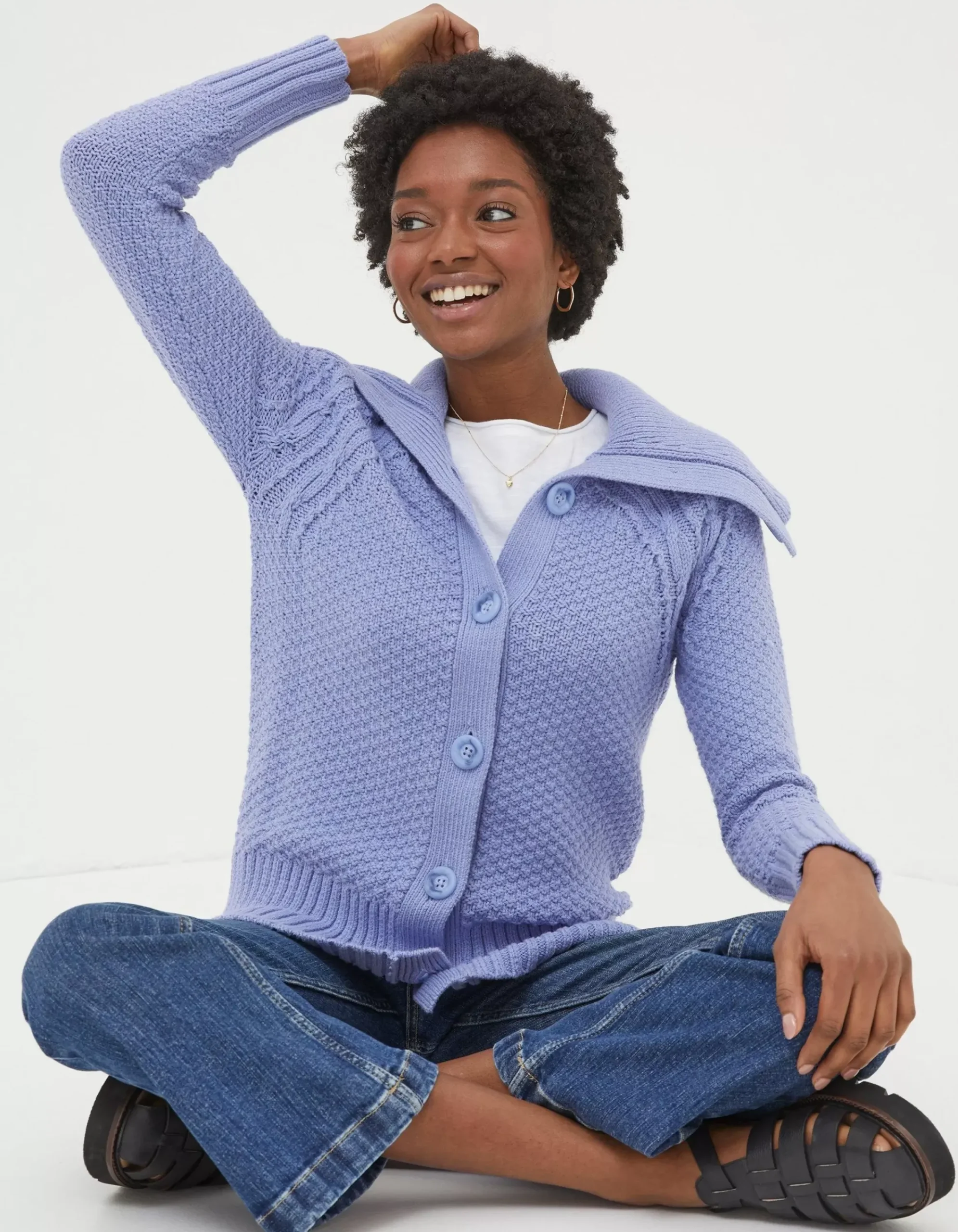 Women FatFace View All|Raya Collared Cardigan