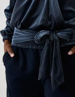 Women FatFace View All|Reese Velvet Wrap Top