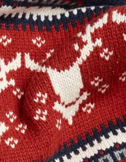 Men FatFace View All|Reindeer Crew Neck Jumper