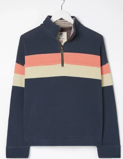Women FatFace View All|Relaxed Airlie Colour Block Sweatshirt