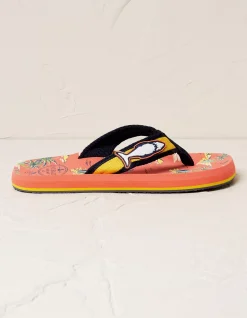 Girls FatFace View All|Resort Print Flip Flops