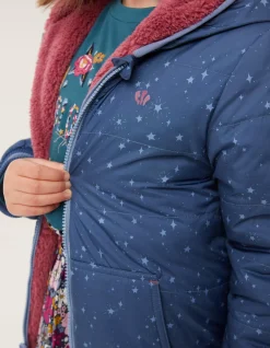 Girls FatFace View All|Reversible Star Jacket