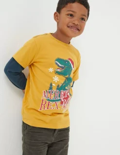 Boys FatFace View All|Rexmas Graphic T-Shirt