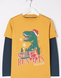 Boys FatFace View All|Rexmas Graphic T-Shirt