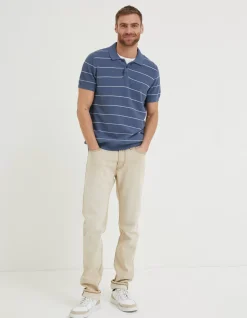 Men FatFace Knitwear|Ripon Stripe Polo
